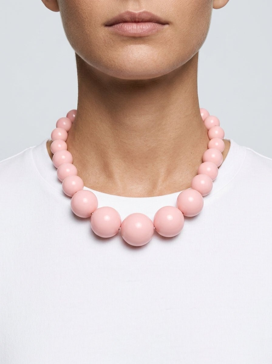 Gargantilla Fabrizio Marntelli Balls pink