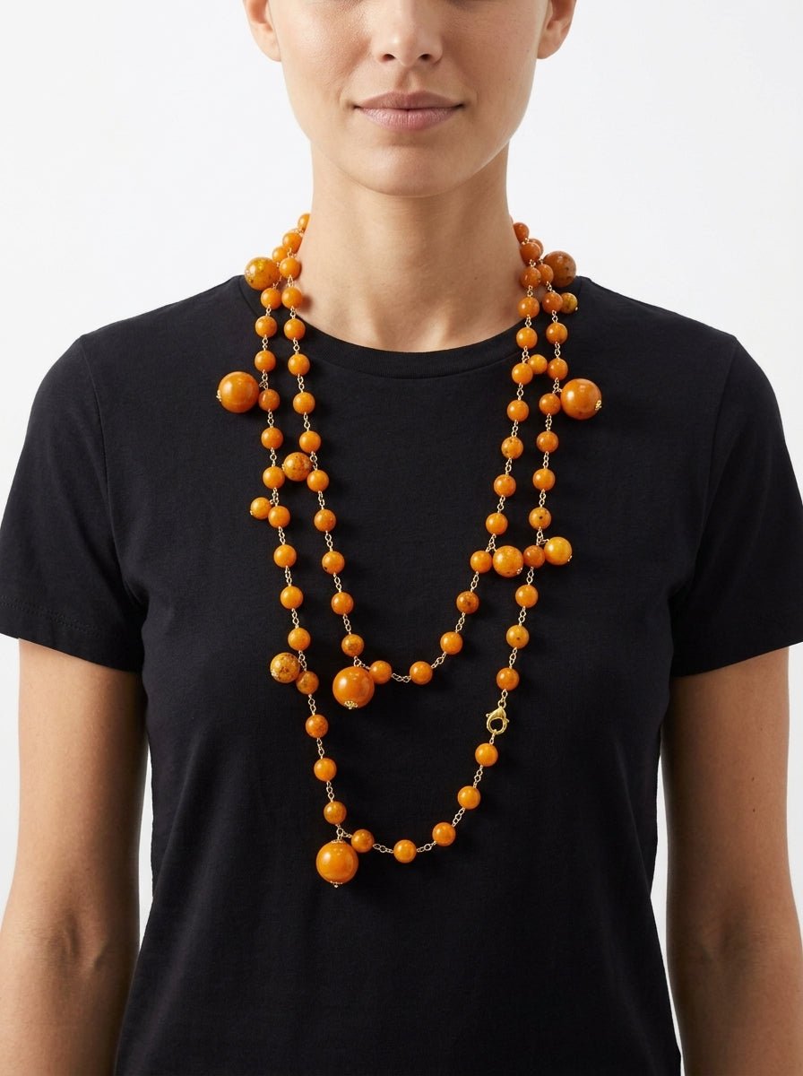 Collar Fabrizio Marcantelli Rosario Caramelo