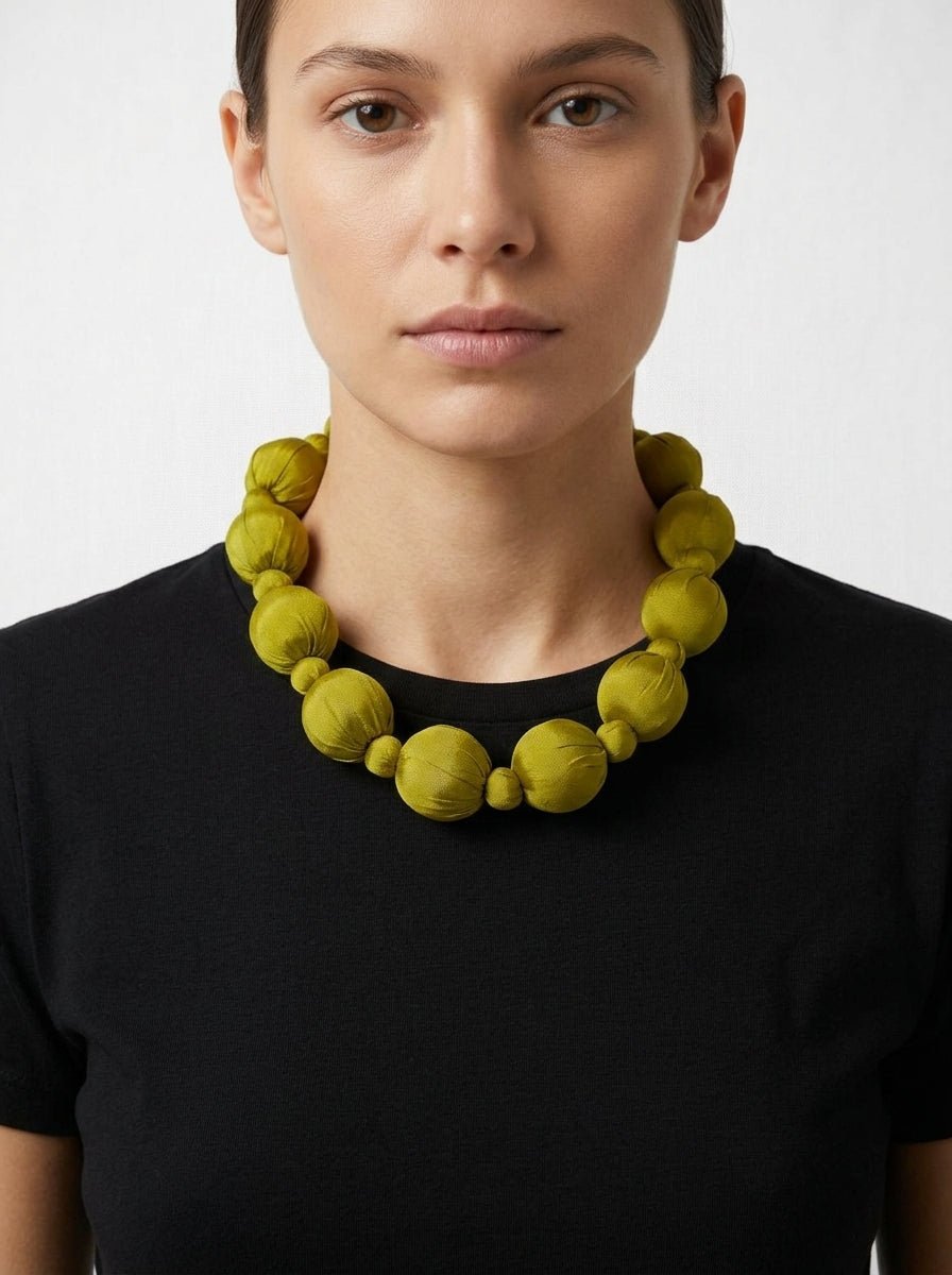 Collar Il Baco Da Seta Linh Pistacho