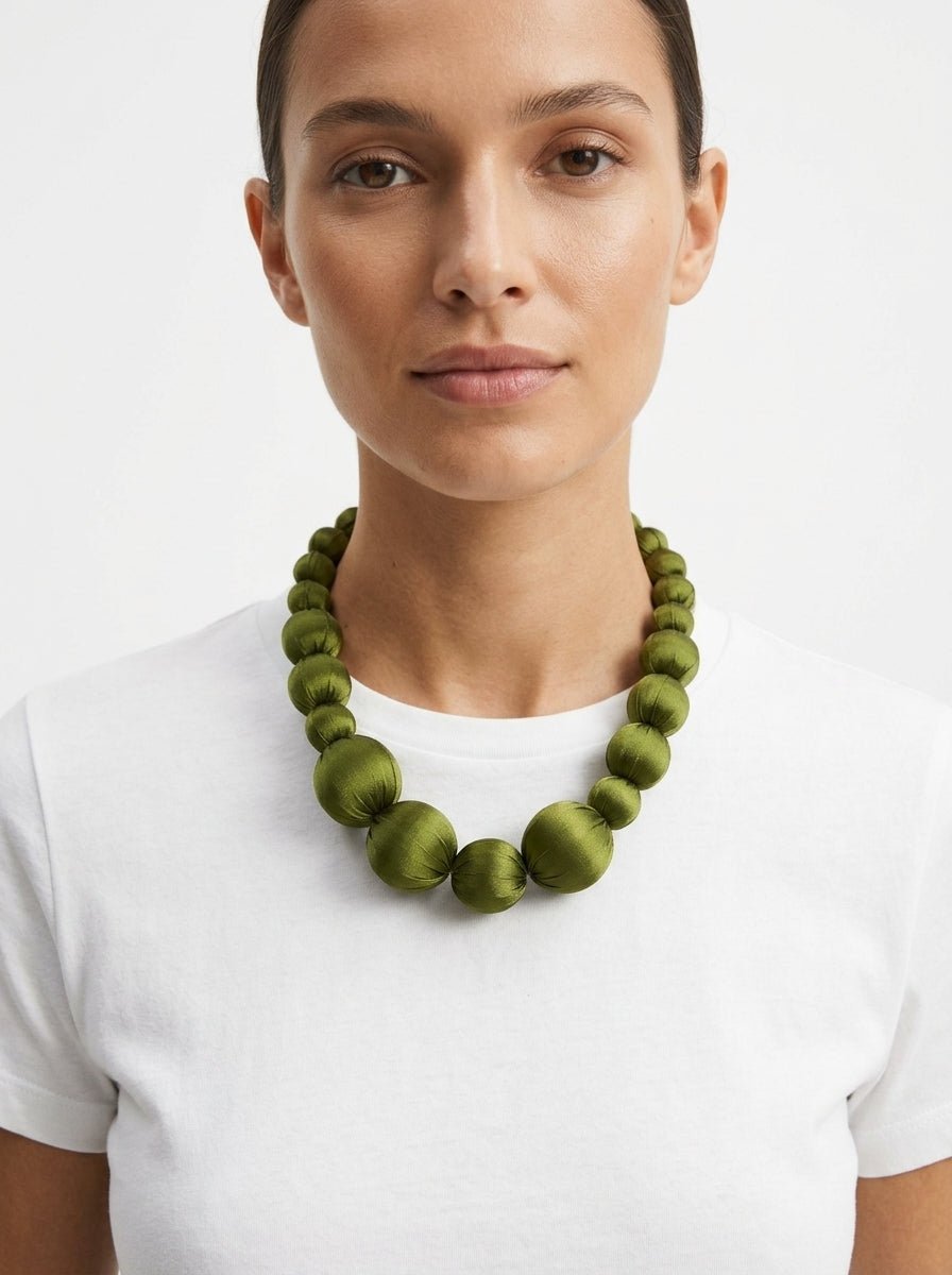 Collar Il Baco Da Seta Lohn  Caqui