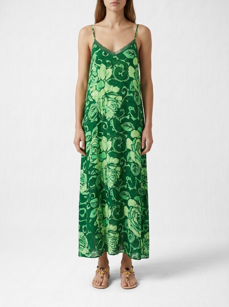Vestido One Season Antoinette Slip Esmeralda