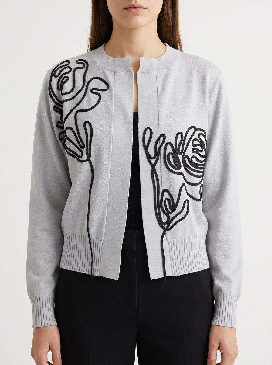 Cardigan Liviana Conti Bordada