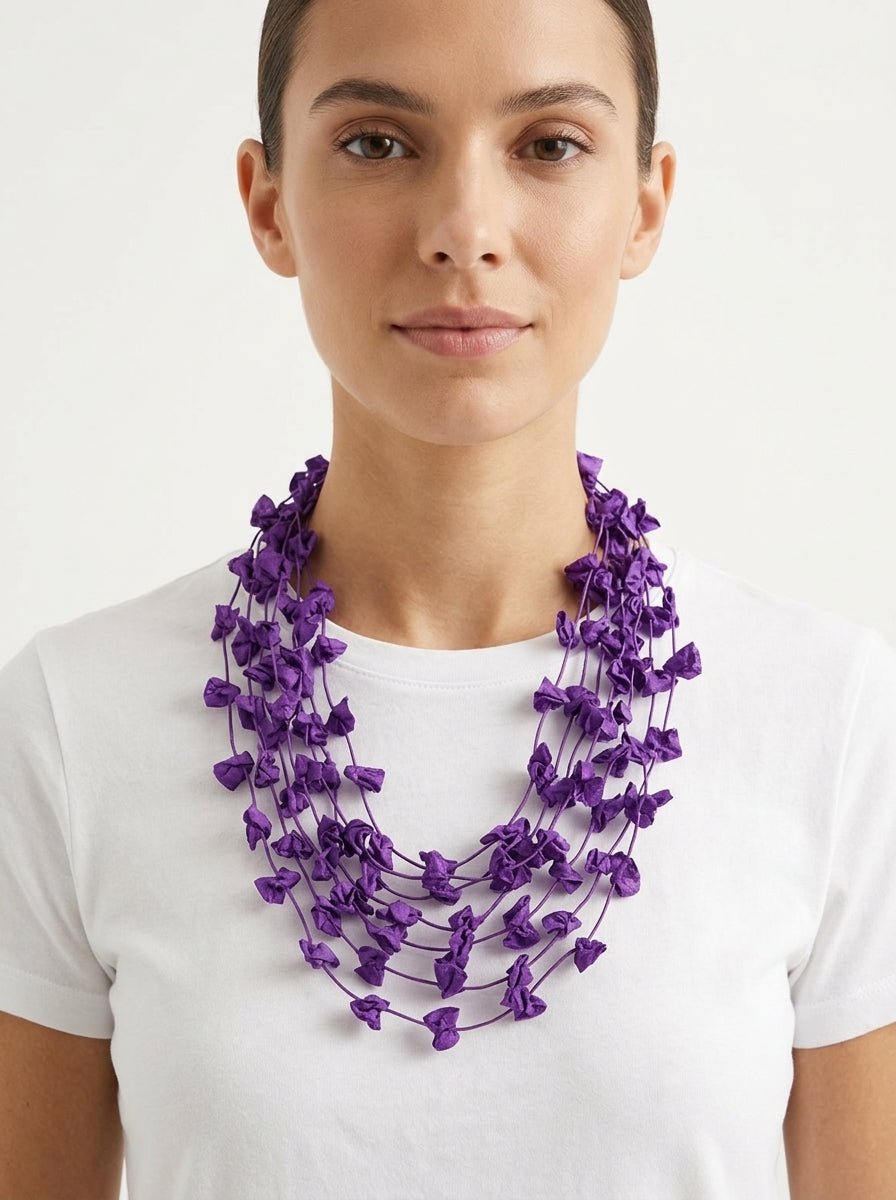 Collana Ana Hagopian Loop Collana viola
