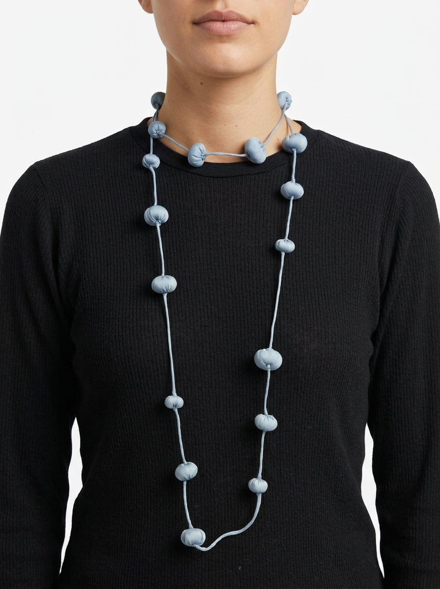 Collana Il Baco Da Seta Cielo del bozzolo delle palle di seta