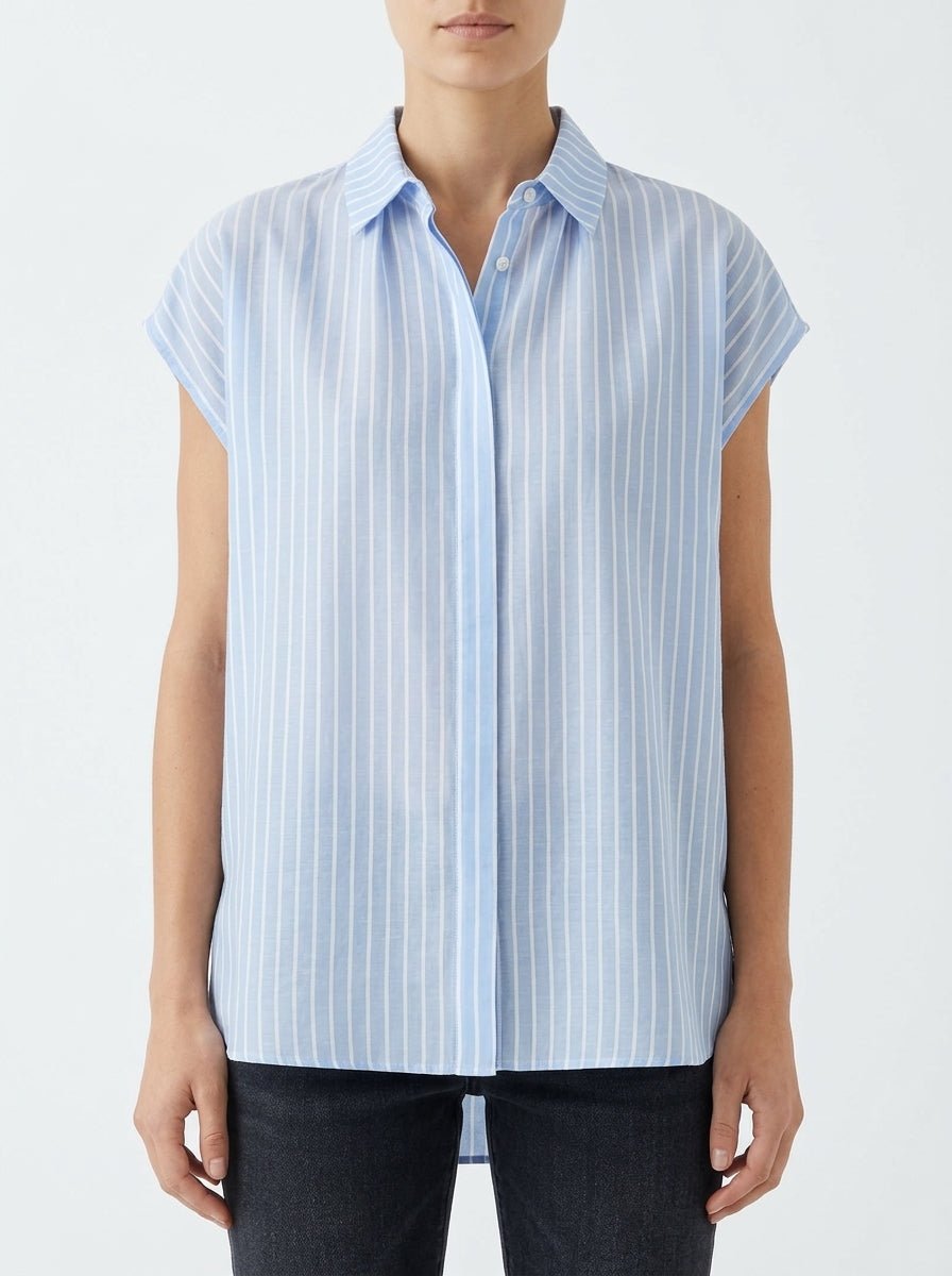 Adele Drop Sleeve Striped Shirt