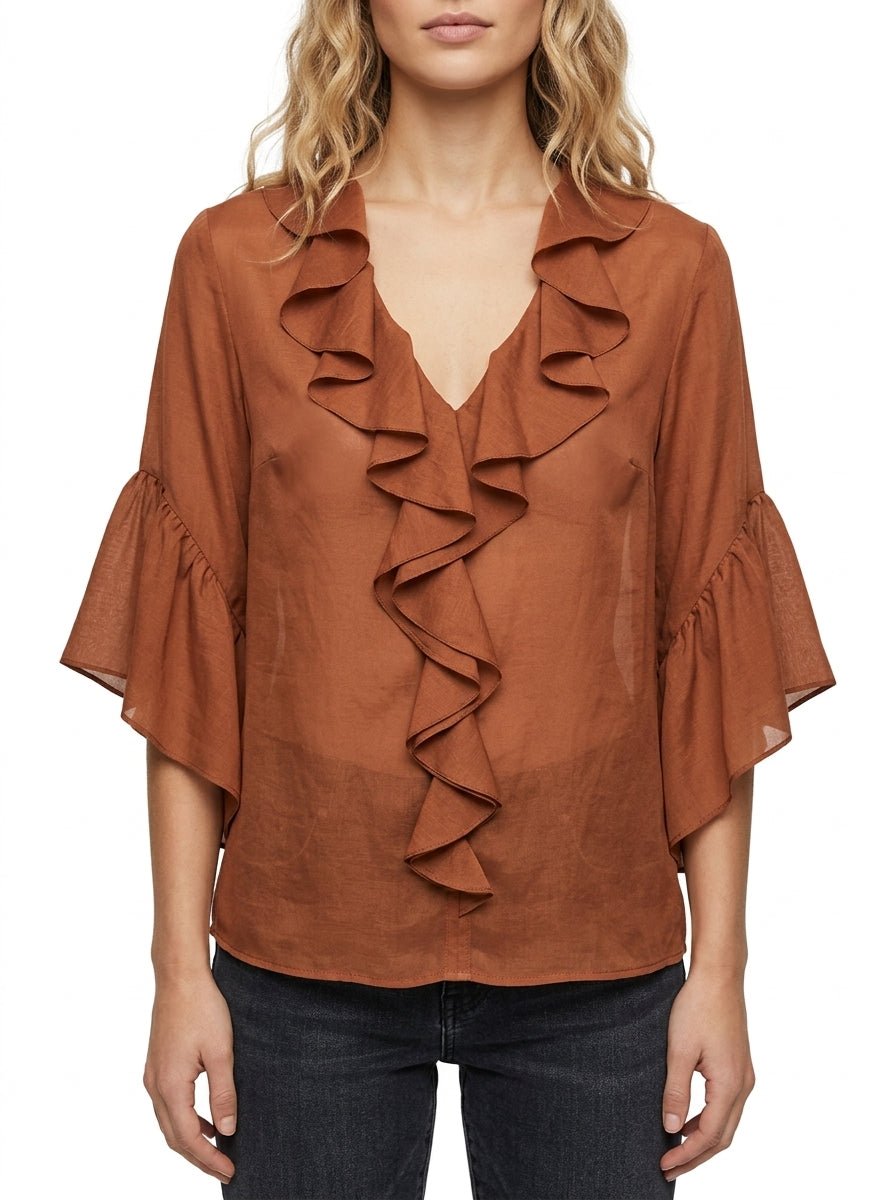 Camicettasnob Ruffle Blouse