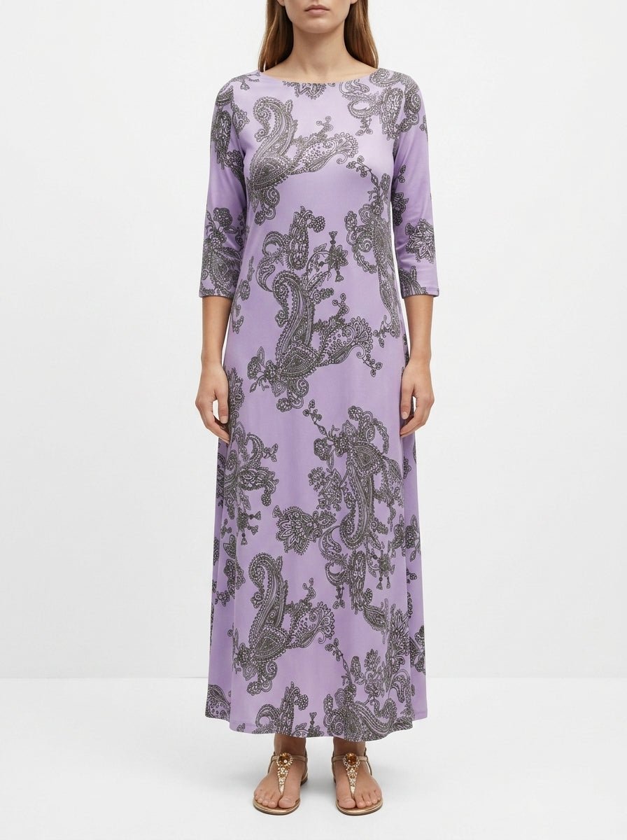 Robe Whyci Milano à motif cachemire
