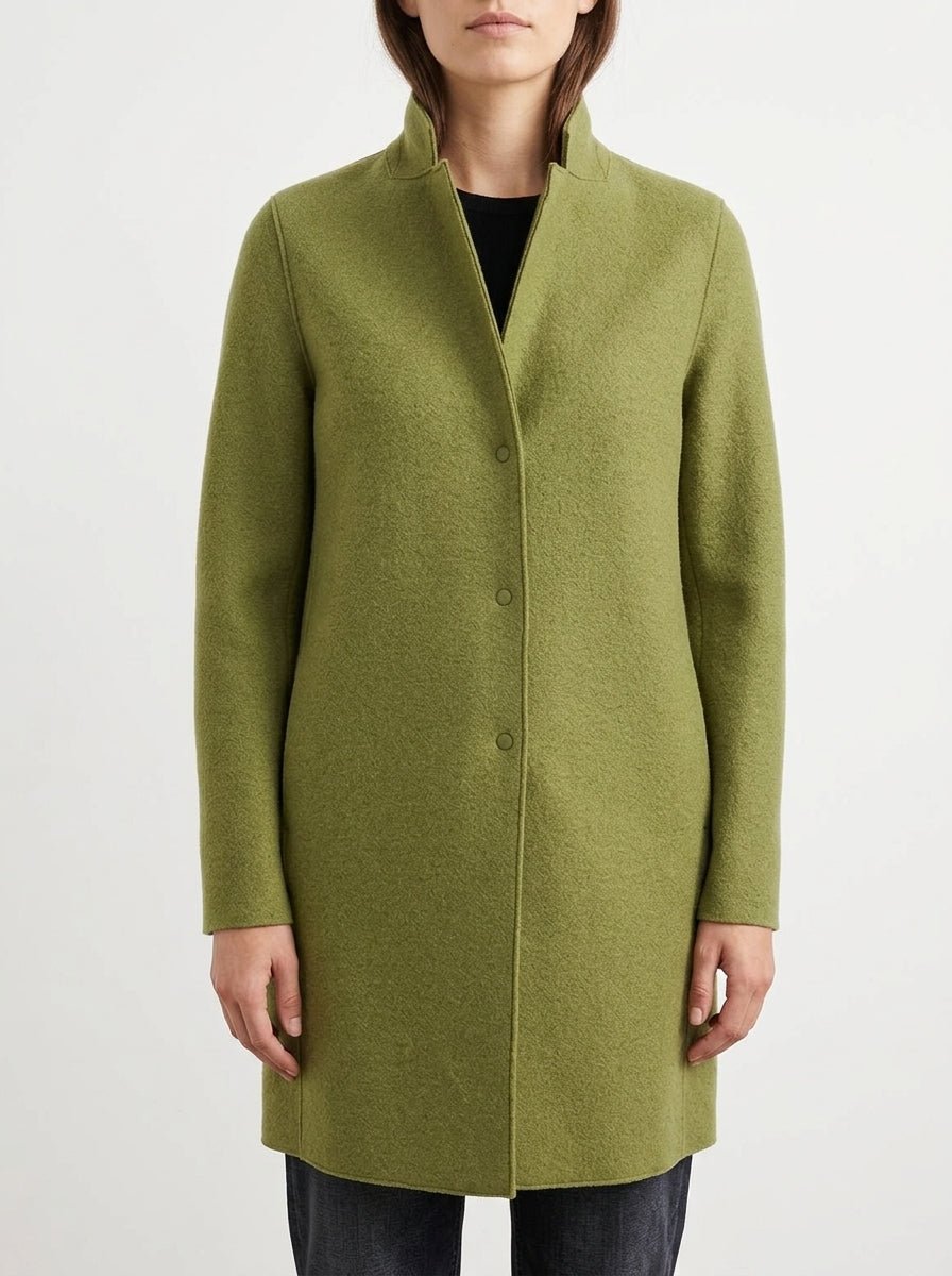 Cappotto stirato Harris Wharf London Verde