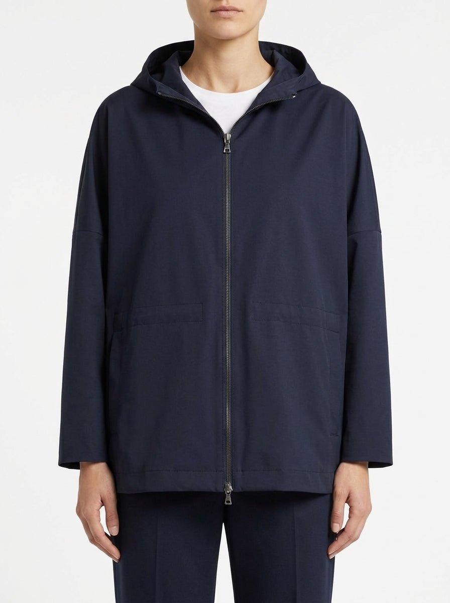 Harris Wharf London Parka Light Hood Tecnica Navy