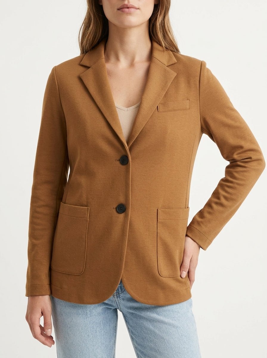Blazer Harris Wharf London Lana Merino I-24 Beige