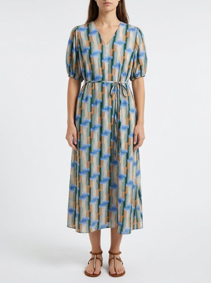 Robe C.Pico à imprimé géométrique Mapoésie