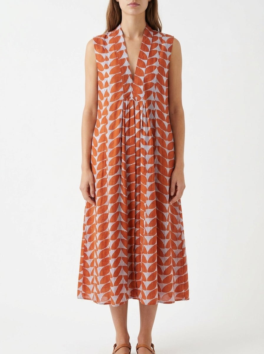 Zen Ethic Miana SL Cap Estel Orange Dress