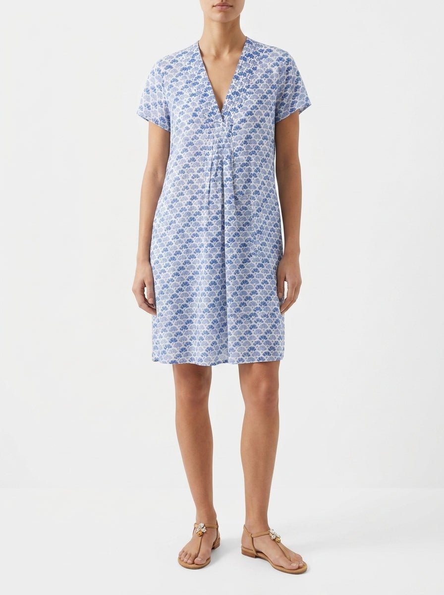 Zen Ethic Iris Guarrigue Blue Dress