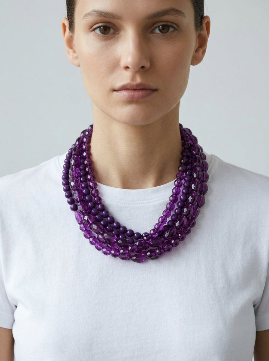 Collar Fabrizio Marcantelli Regina Violeta