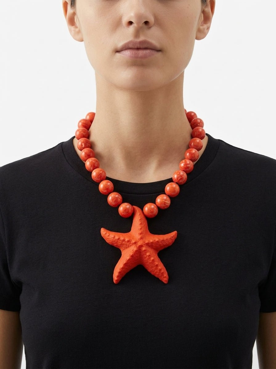 Collar Fabrizio Marcantelli Estrella Marina Coral