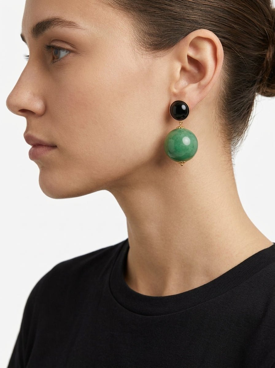 Pendientes Fabrizio Marcantelli Bola Verde