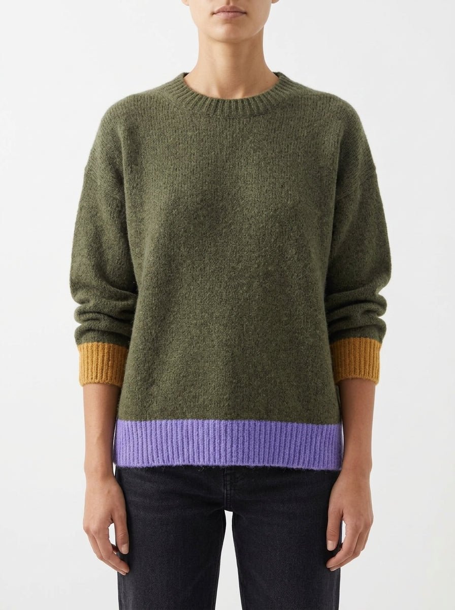 Khaki Green Niu Sweater