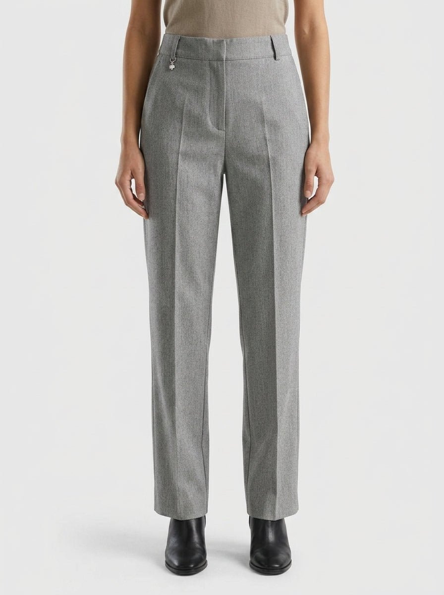Pantalón Ragno Cropped Flare Gris