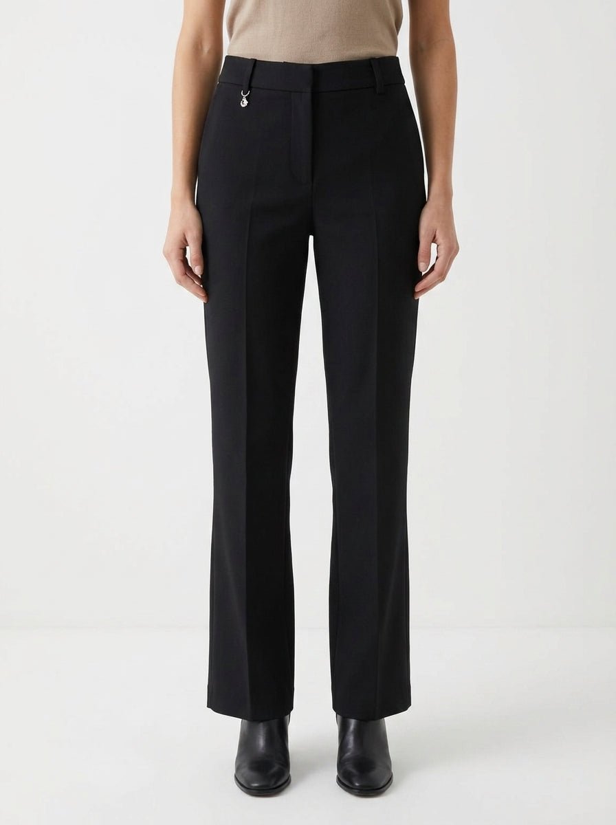 Pantalón Ragno Cropped Flare Negro