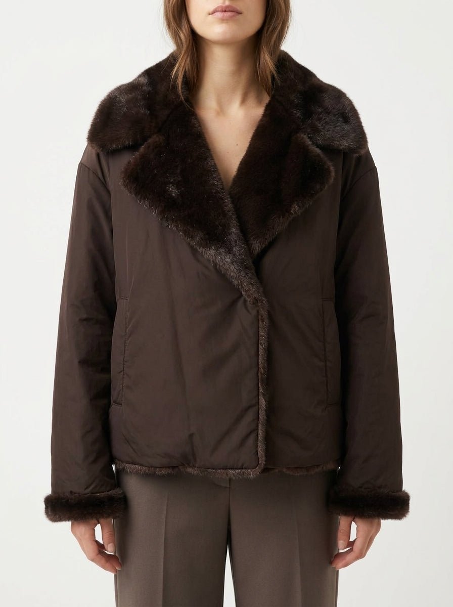 Chaqueta VLab Audrey Marrón