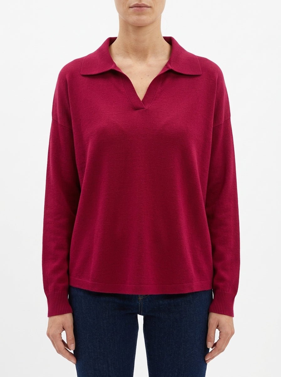 Jersey Polo Liviana Conti Debbie Rojo