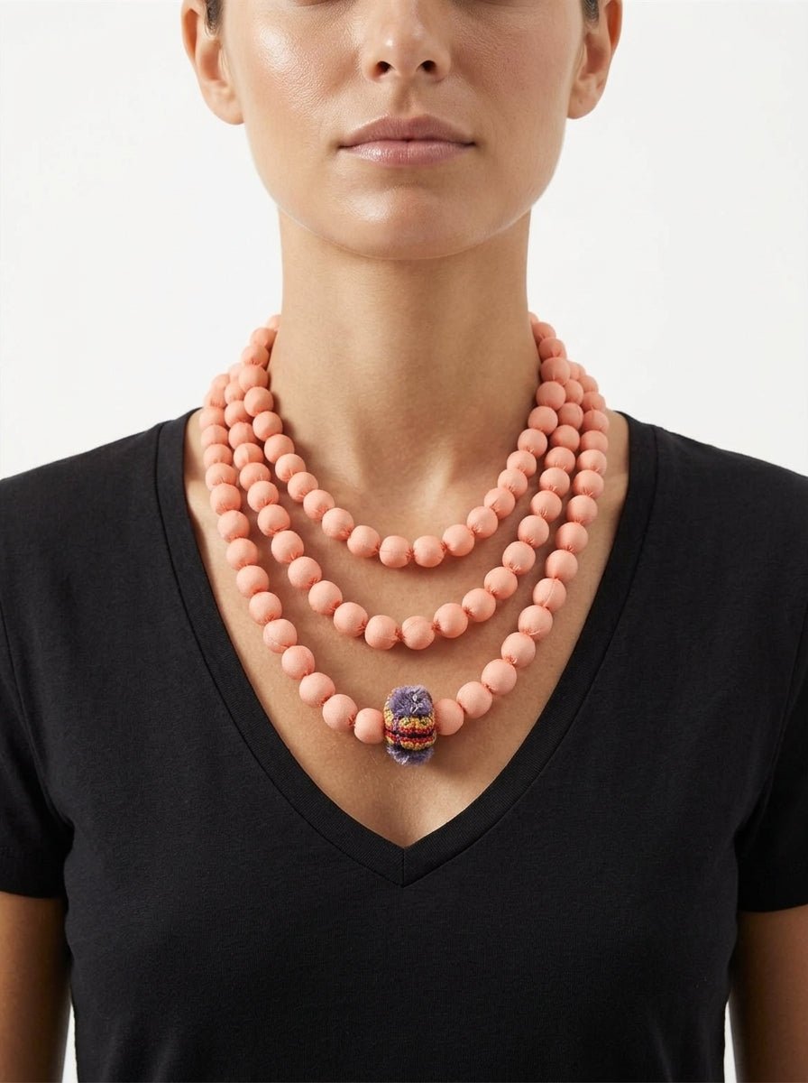 Collana Il Baco Da Seta Cuscini rosa NHDI