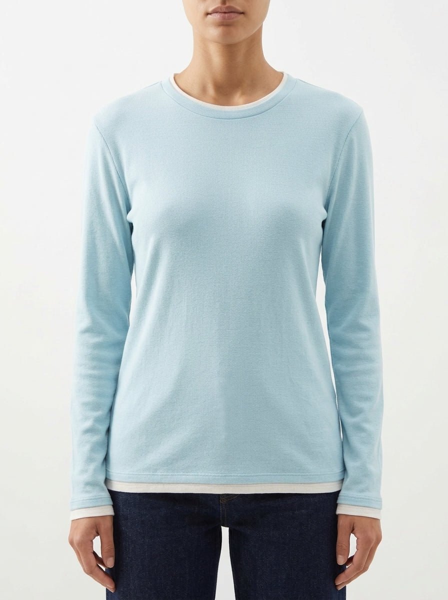 Camiseta Universel Bicolor Cielo