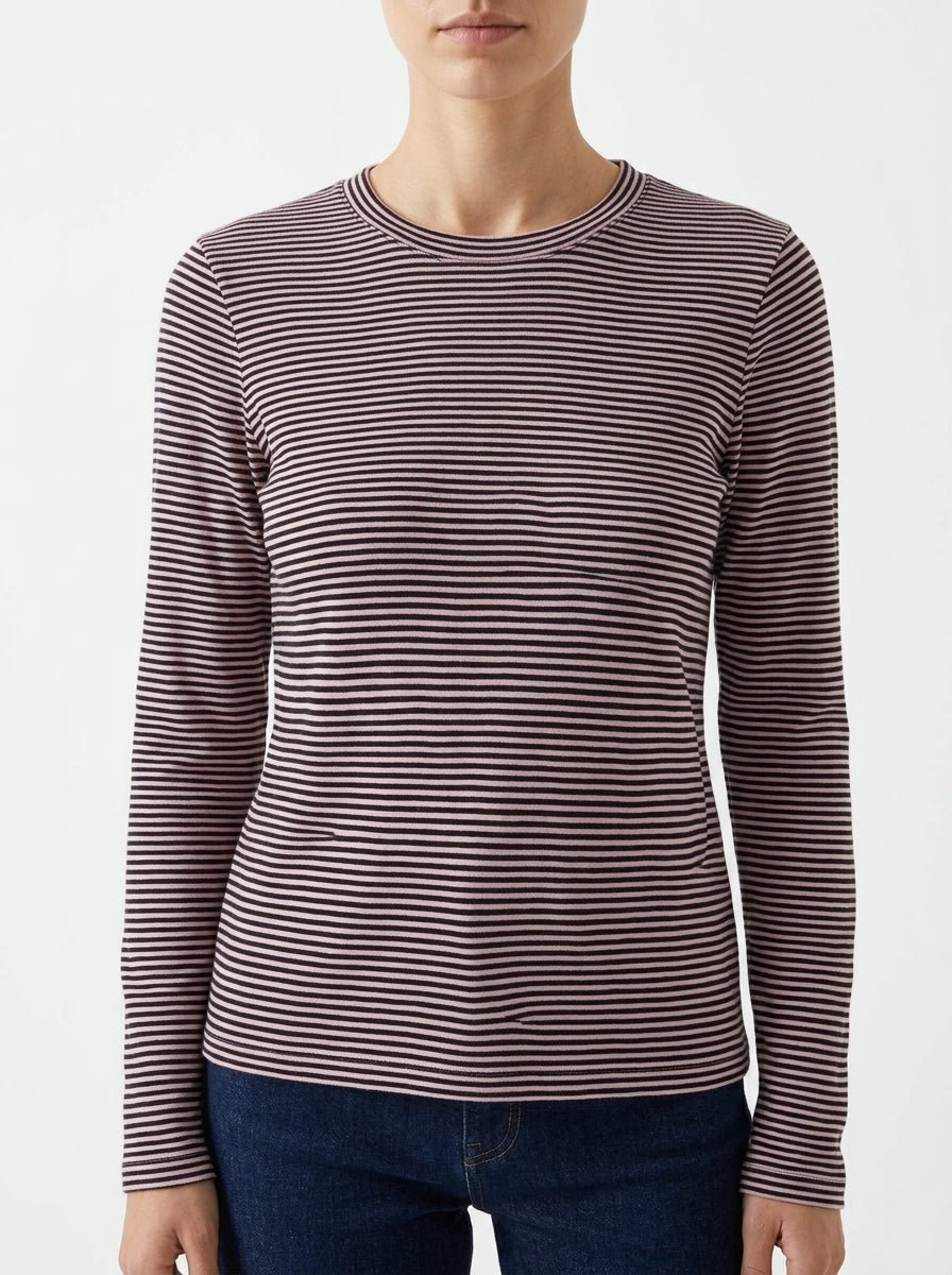 Camiseta Universel Rayas Rosa