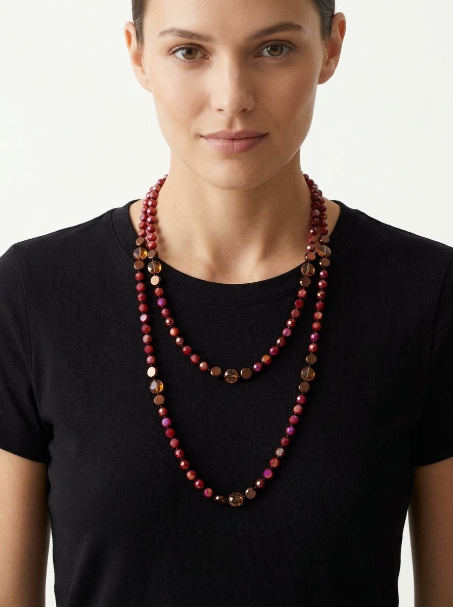 Collar Justmine Bolitas Fresa