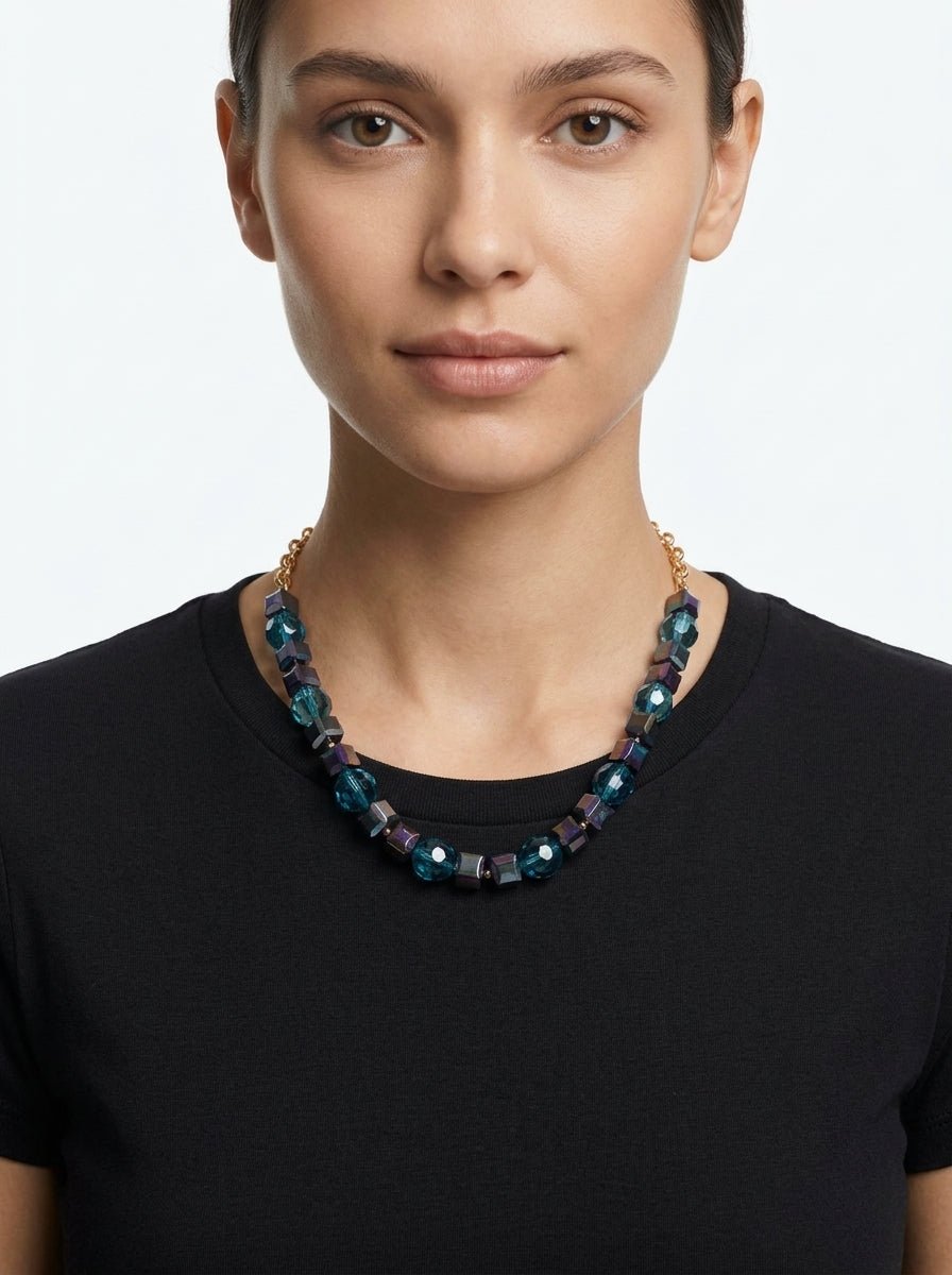 Collar Justmine Piedras Colores