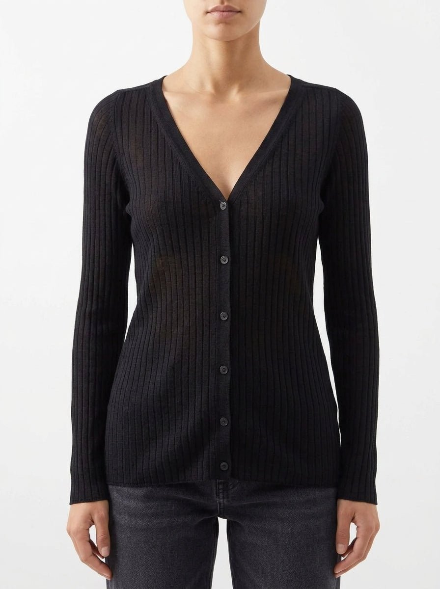Cardigan C.T. Plage Canalé Negro