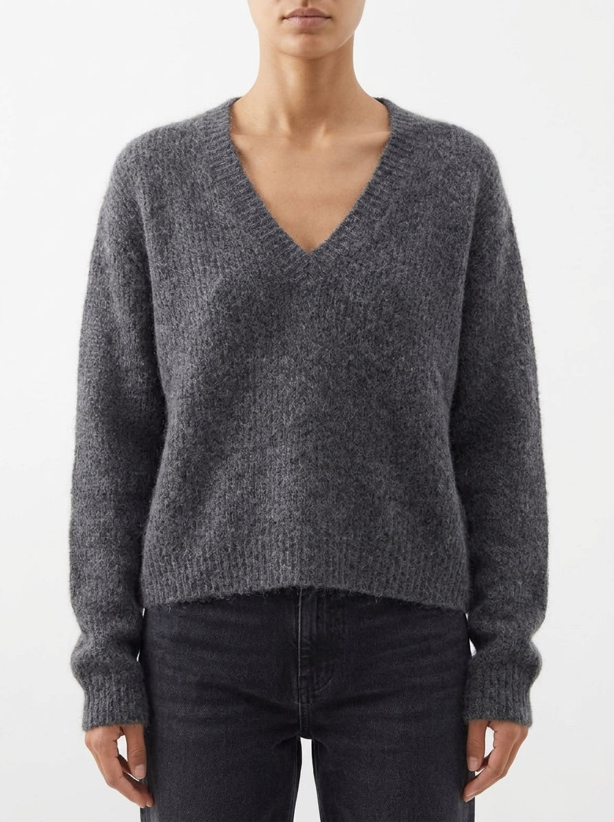 Jersey Scaglione VNeck Boxy Antracita