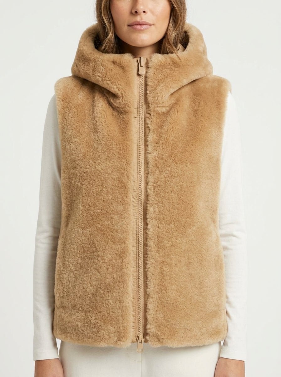 Chaleco Save The Duck Cassandra Beige