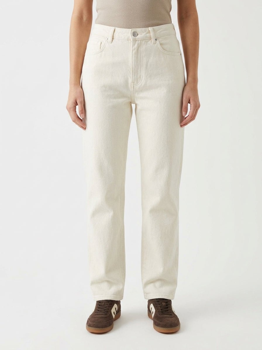 Cigala's Straight Ecru Jeans