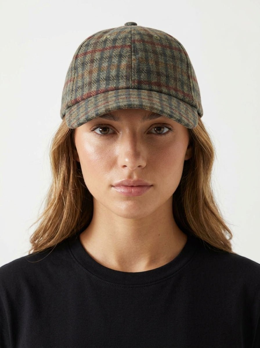 Gorra Save The Duck Janim Cuadros Verde
