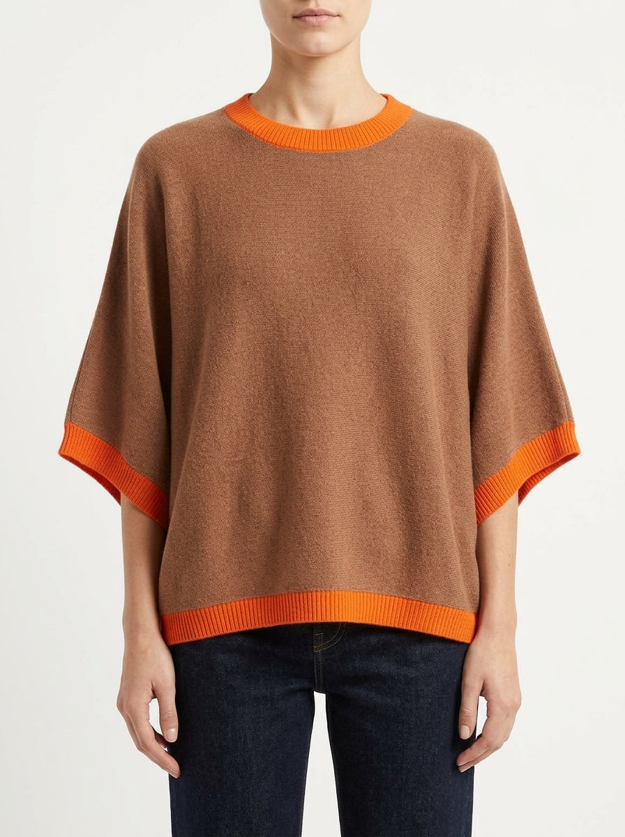 Poncho Absolut Cashmere Bettina Camel