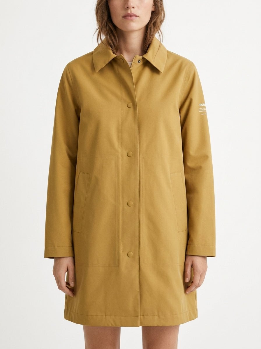 Gabardina Ecoalf Tormenta Camel