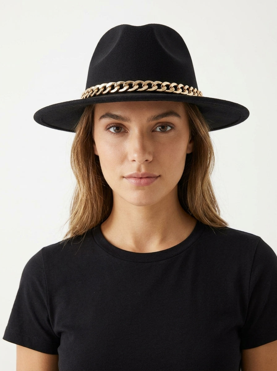 Sombrero Il Baco Da Seta Cadena Negro