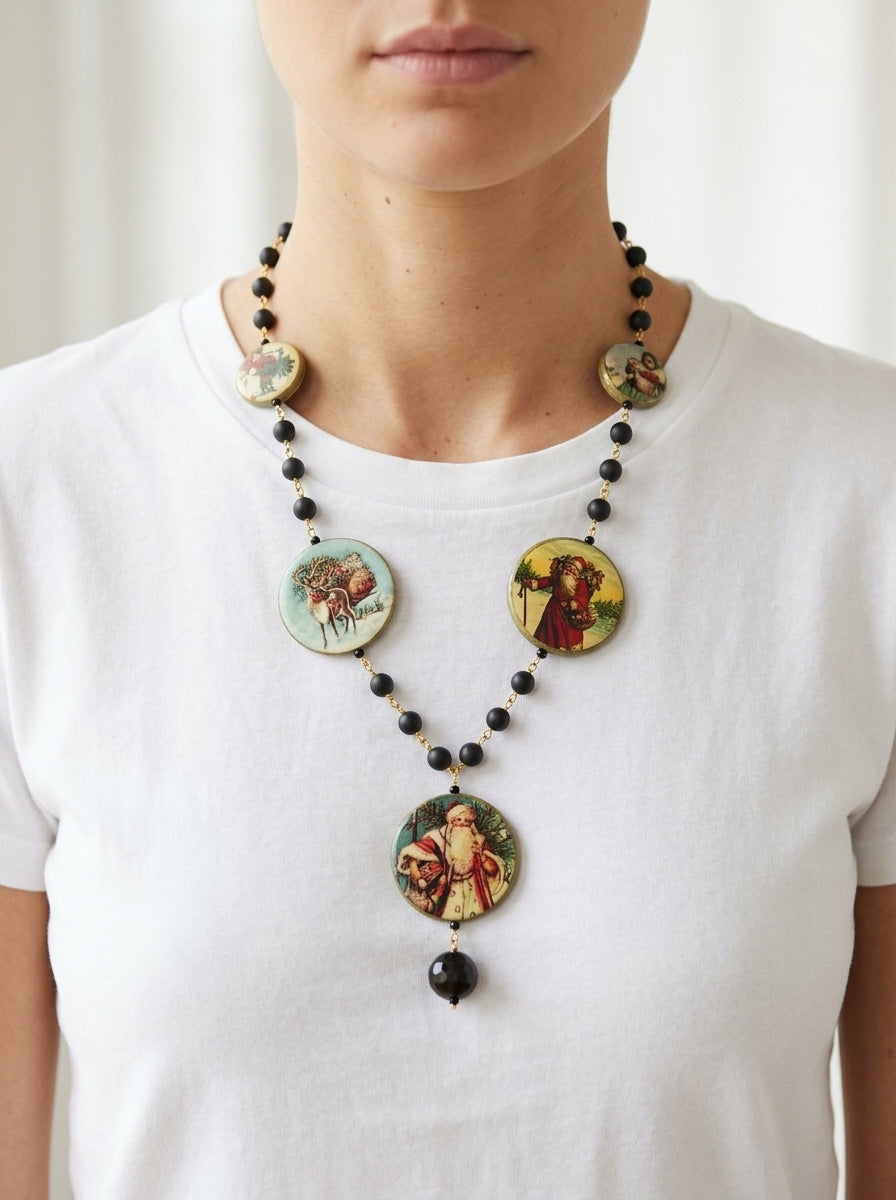 Collar Fabrizio Marcantelli Medallas Navidad