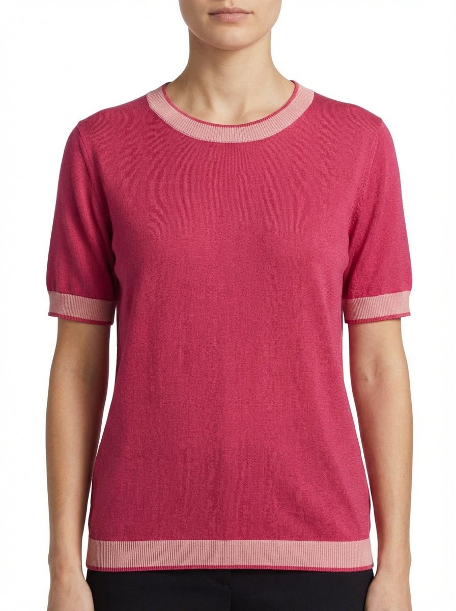 In Bed With You Manche Pull Bordure Rose