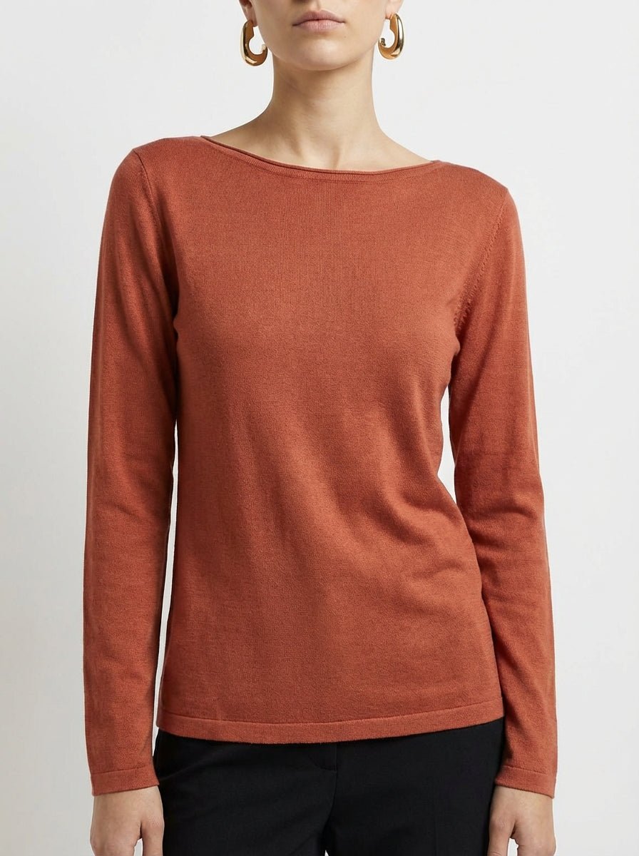 Alessandro Aste Pull tabac Mentone