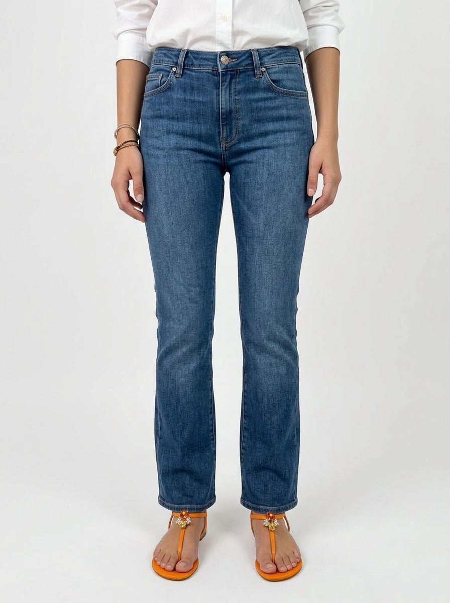 Jeans Cigala's Bell Bottom Crop Azul