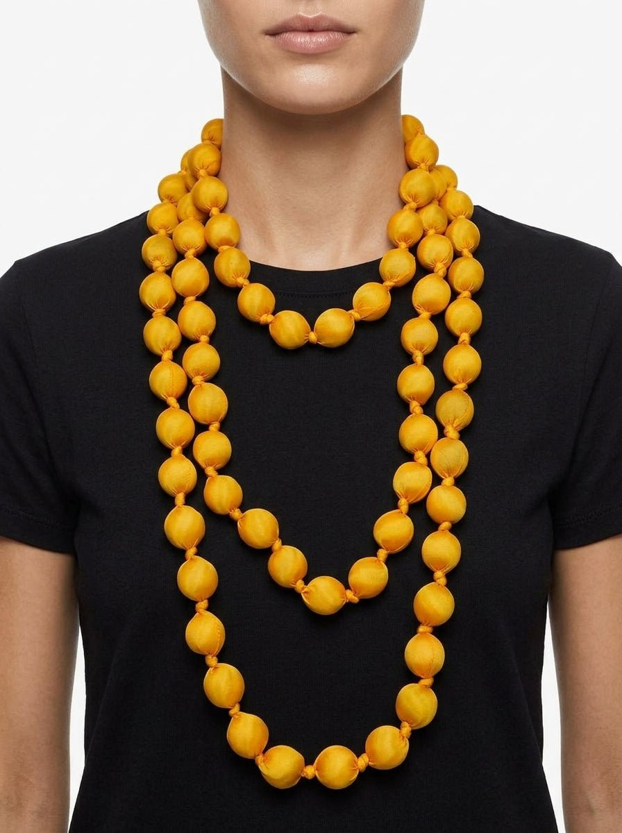 Collana il Baco Da Seta Maxi Canarian Silk Balls