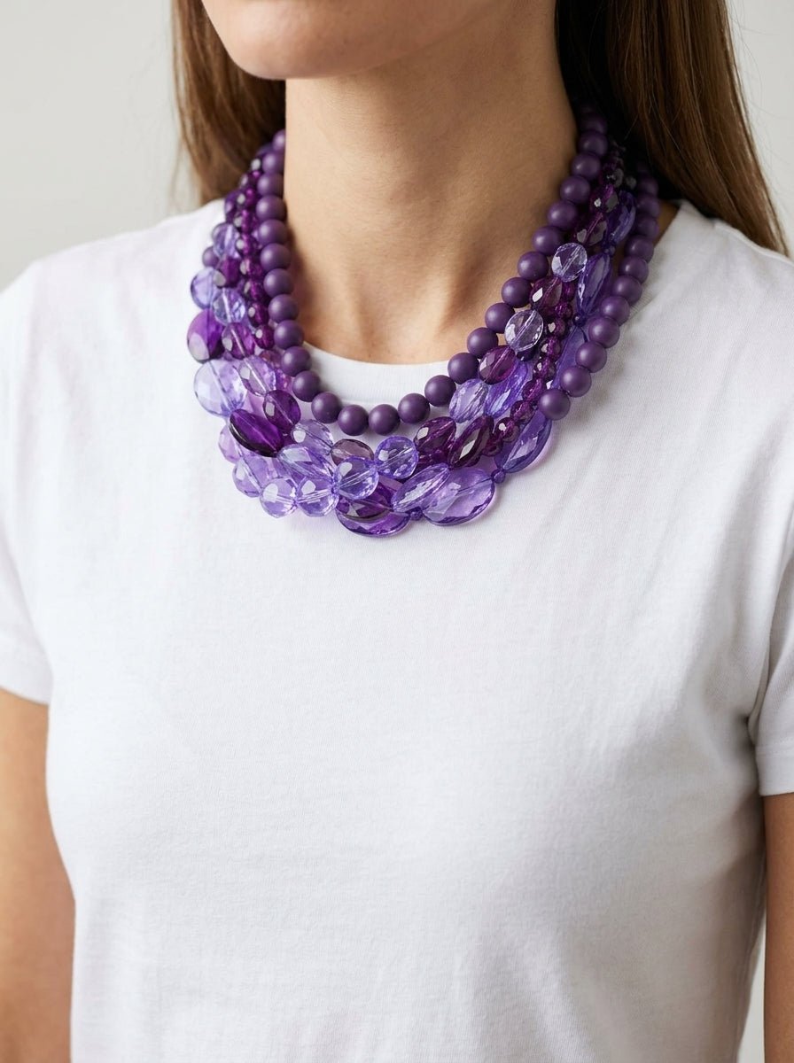 Collar Fabrizio Marcantelli Osaka Violeta