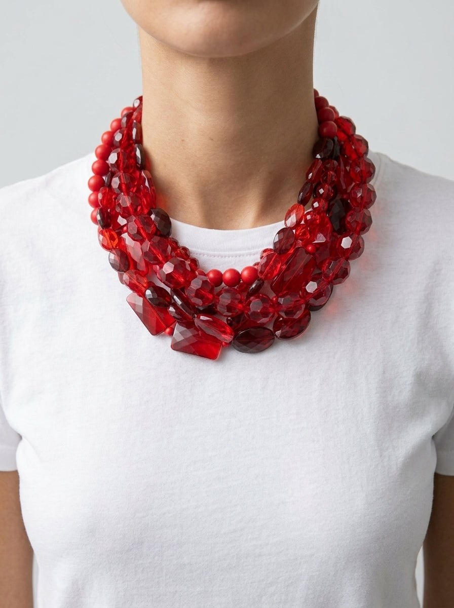 Collar Fabrizio Marcantelli Osaka Rojo