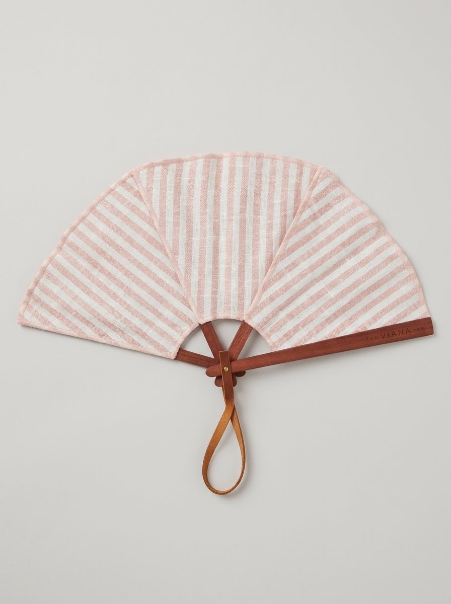 Abanico The Viana Fan Noray Rosa