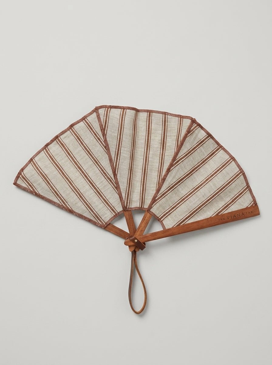 Abanico The Viana Fan Provenza Teja