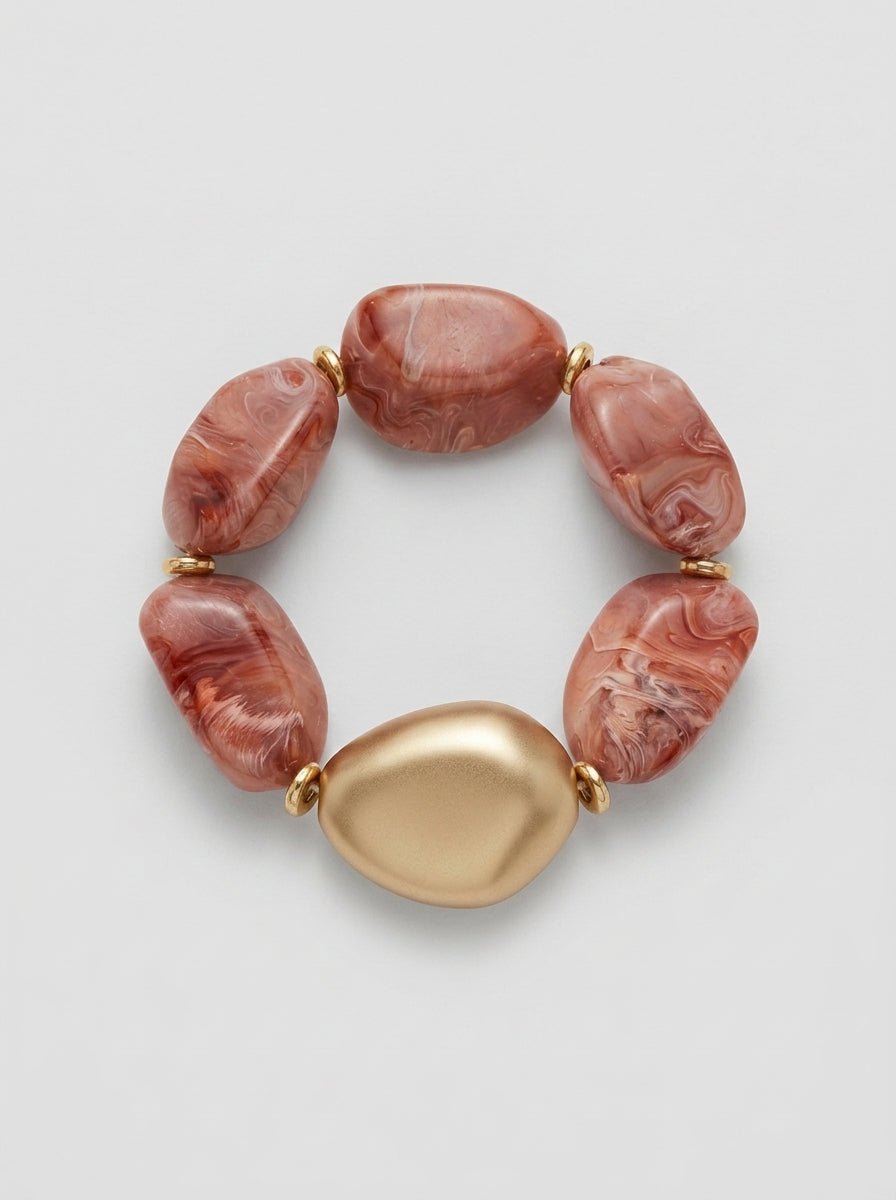 Pulsera Il Baco Da Seta Cuentas Rosa