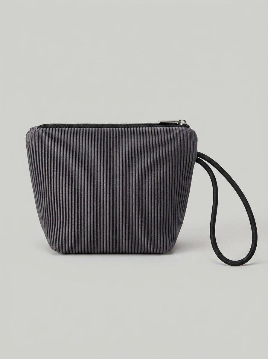 Bolso In·Zu Mouse S Rayas Negro y Gris