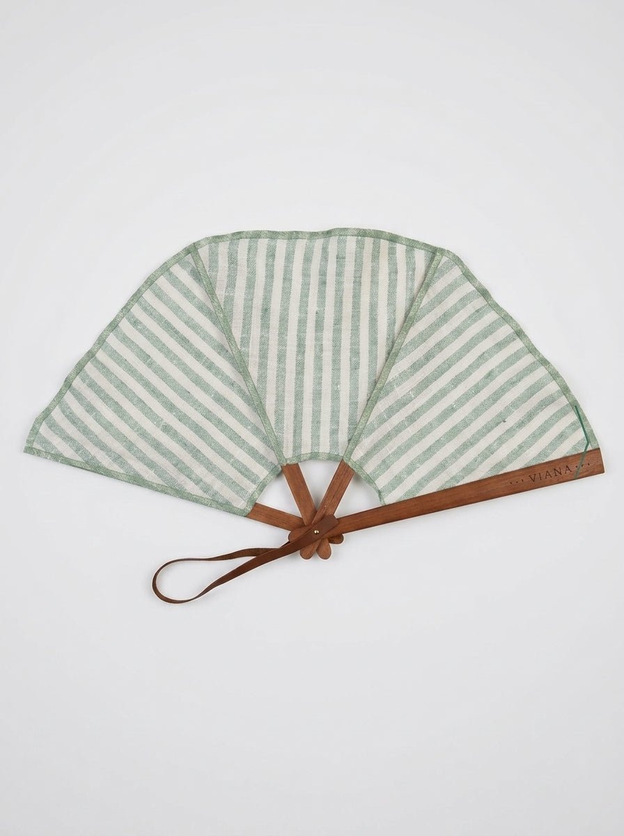 Abanico The Viana Fan Noray Verde